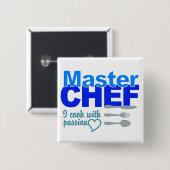 シェフのマスタボタン 缶バッジ (正面&裏面)