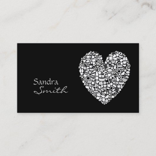 シェフのレストラン経営者またはマネージャーの名刺 名刺 (正面)