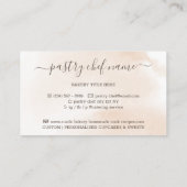 シェフのローリングピン ベーカリー 名刺 (裏面)