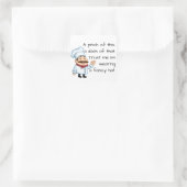 シェフの信頼引用文 スクエアシール (バッグ)