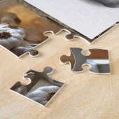 シェフの健康な食べ物の料理の芸術のニンニク乾燥 ジグソーパズル (側面)