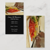 シェフの名刺 名刺 (正面/裏面)