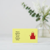 シェフの名刺 名刺 (スタンド正面)