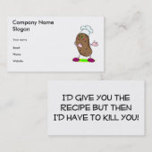 シェフの名刺 名刺 (正面/裏面)