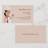 シェフの子供へのパーティーのイベントの名刺のテンプレート 名刺 (正面/裏面)