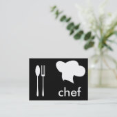 シェフの帽子 名刺 (スタンド正面)