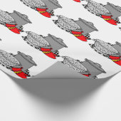 シェフの料理のポットのギフトの包装紙 ラッピングペーパー (角)