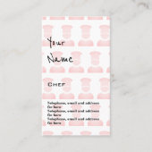シェフの正札を"エコーします" 名刺 (正面)