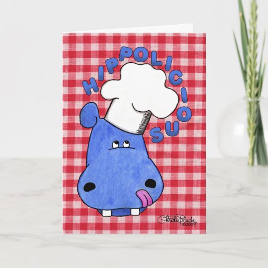 シェフの海馬 招待状 (正面)