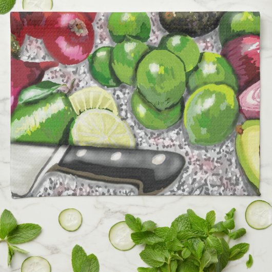 「シェフの準備」がまだ生きている キッチンタオル (折り畳み)