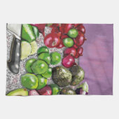 「シェフの準備」がまだ生きている キッチンタオル (横)