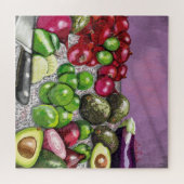 「シェフの準備」がまだ生きている ジグソーパズル (横)