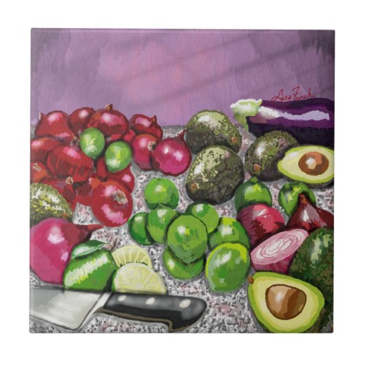 「シェフの準備」がまだ生きている タイル (正面)