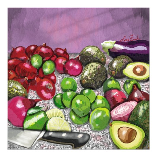 「シェフの準備」がまだ生きている フォトプリント            (正面)