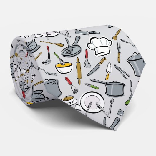シェフの用具のタイ ネクタイ (ロール)