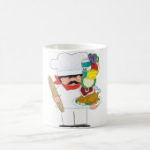 シェフの積み重ね コーヒーマグカップ (中央)