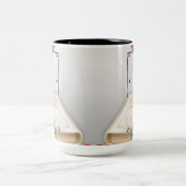 シェフの職業マグ ツートーンマグカップ (中央)