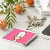 シェフの芸術大きいKeychain キーホルダー (側面)