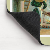 シェフの調理師のヴィンテージの食糧広告の芸術 マウスパッド (コーナー)