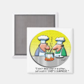 シェフの驚き マグネット (正面/裏面)