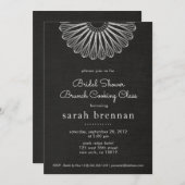 シェフの whisk ブランシュ料理教室 招待状 (正面/裏面)