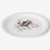 シェフのMoeのきれいなプレートクラブ紙皿 ペーパープレート (アングル)