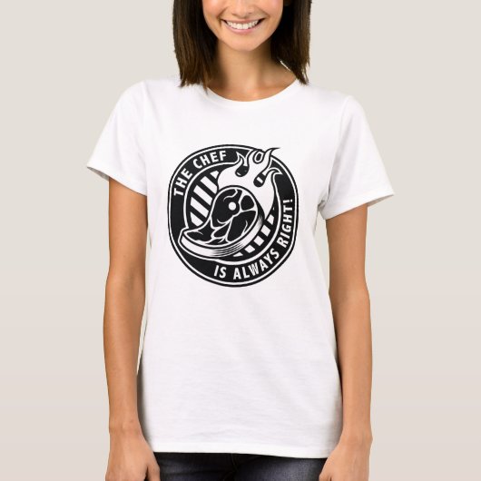 シェフはいつも正しい Tシャツ (正面)