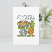 シェフはパイナップルのようだ。 サンキューカード (スタンド正面)