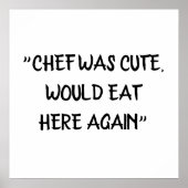 シェフは可愛かった食べよ、再びシェフおもしろい ポスター (正面)