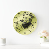 シェフは承認します ラージ壁時計 (ホーム)