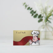 シェフは承認します 名刺 (スタンド正面)