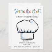 シェフへの招待状 招待状 (正面/裏面)