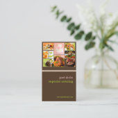 シェフまたはケータリング名刺 名刺 (スタンド正面)