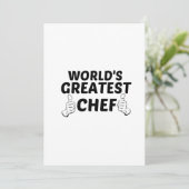 シェフもっとも偉大 サンキューカード (スタンド正面)