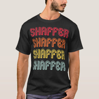 シェファギフト姓おもしろいレトロヴィンテージ誕生日 Tシャツ