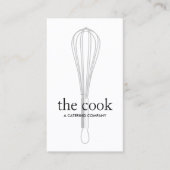 シェフアンドベイカーウィスクケータリング 名刺 (正面)