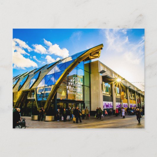 シェフィールドのムーア市場 ポストカード (正面)