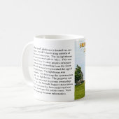 シェフィールドの島の灯台、コネチカット コーヒーマグカップ (正面左)