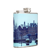 シェフィールドタウンホール、雪 フラスク (右)