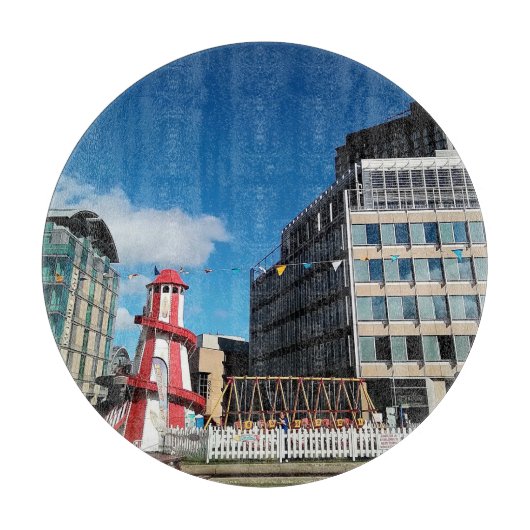 シェフィールド中心 カッティングボード (正面)