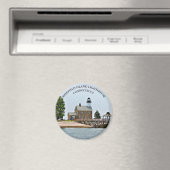 シェフィールド島ライトハウス、コネチカット磁石 マグネット (インサイチュ (食洗機))