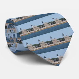 シェフィールド島ライトハウス、コネチティカットMens Tie ネクタイ