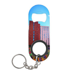 シェフィールド建物 キーホルダー栓抜き