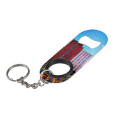 シェフィールド建物 キーホルダー栓抜き (正面アングル)