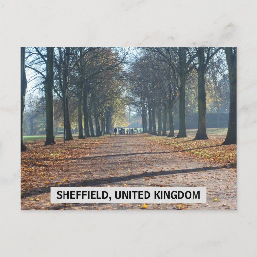 シェフィールド統一された、イギリスはがき ポストカード (正面)