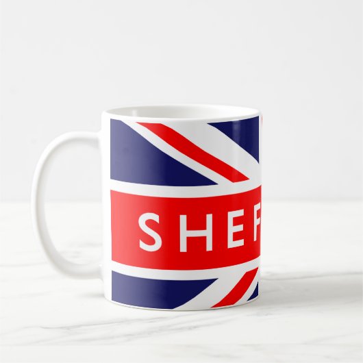 シェフィールド:イギリス国旗 コーヒーマグカップ (左)