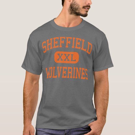 シェフィールド-ミシガン州人-区域-シェフィールド Tシャツ (正面)