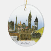 シェフィールド-南ヨークシャの贅沢なfernandes セラミックオーナメント (左)