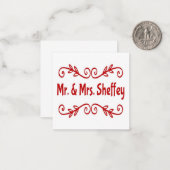 シェフィー夫妻 ノートカード (正面/裏面インサイチュ)