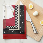 シェフイタリアンおもしろいキッチンタオル キッチンタオル (四つ折り)